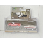 Greenlight 1:64 Dodge D-100 1967 with Boat and Trailer